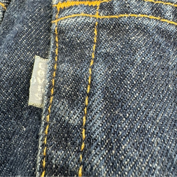 Levi’s Vintage 90s Silvertab Relaxed Guys Fit Dark Wash Jeans Size 7 - Picture 5 of 8